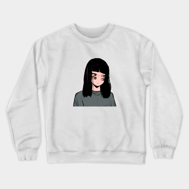 Double eyes Crewneck Sweatshirt by haranikala